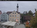 Archiv Foto Webcam Marktplatz Wartenberg im Landkreis Erding mit Blick auf die Kirche Mariä Geburt 17:00