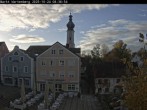 Archiv Foto Webcam Marktplatz Wartenberg im Landkreis Erding mit Blick auf die Kirche Mariä Geburt 07:00