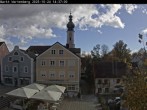 Archiv Foto Webcam Marktplatz Wartenberg im Landkreis Erding mit Blick auf die Kirche Mariä Geburt 13:00