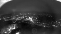 Archiv Foto Webcam Panorama über Saarbrücken und das Schloss Halberg 23:00