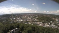Archiv Foto Webcam Panorama über Saarbrücken und das Schloss Halberg 13:00