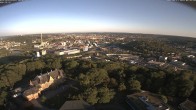 Archiv Foto Webcam Panorama über Saarbrücken und das Schloss Halberg 06:00