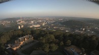 Archiv Foto Webcam Panorama über Saarbrücken und das Schloss Halberg 05:00