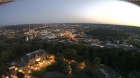 Archiv Foto Webcam Panorama über Saarbrücken und das Schloss Halberg 22:00