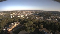 Archiv Foto Webcam Panorama über Saarbrücken und das Schloss Halberg 01:00
