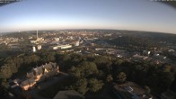 Archiv Foto Webcam Panorama über Saarbrücken und das Schloss Halberg 05:00