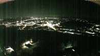 Archiv Foto Webcam Panorama über Saarbrücken und das Schloss Halberg 23:00