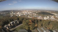 Archiv Foto Webcam Panorama über Saarbrücken und das Schloss Halberg 11:00
