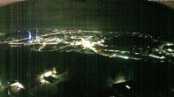 Archiv Foto Webcam Panorama über Saarbrücken und das Schloss Halberg 23:00