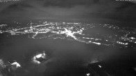 Archiv Foto Webcam Panorama über Saarbrücken und das Schloss Halberg 23:00