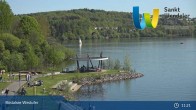 Archived image Webcam Lake Bostalsee - View West Bank 10:00