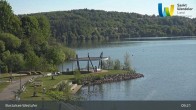 Archived image Webcam Lake Bostalsee - View West Bank 08:00