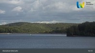 Archived image Webcam Lake Bostalsee - View West Bank 13:00