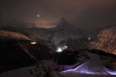 Archiv Foto Webcam Zermatt - Sunnega 23:00