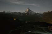 Archiv Foto Webcam Zermatt - Sunnega 23:00