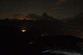 Archiv Foto Webcam Zermatt - Sunnega 23:00