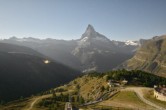 Archiv Foto Webcam Zermatt - Sunnega 23:00