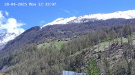 Archiv Foto Webcam Heliport Zermatt 11:00