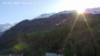 Archiv Foto Webcam Heliport Zermatt 07:00