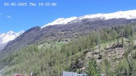 Archiv Foto Webcam Heliport Zermatt 13:00