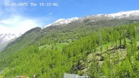 Archiv Foto Webcam Heliport Zermatt 13:00