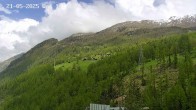 Archiv Foto Webcam Heliport Zermatt 13:00