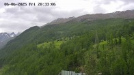 Archiv Foto Webcam Heliport Zermatt 19:00
