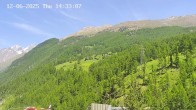 Archiv Foto Webcam Heliport Zermatt 13:00