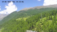 Archiv Foto Webcam Heliport Zermatt 13:00