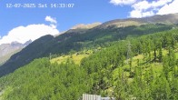 Archiv Foto Webcam Heliport Zermatt 13:00