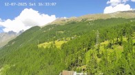 Archiv Foto Webcam Heliport Zermatt 15:00