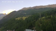 Archiv Foto Webcam Heliport Zermatt 19:00