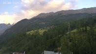 Archiv Foto Webcam Heliport Zermatt 19:00