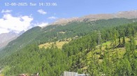 Archiv Foto Webcam Heliport Zermatt 13:00