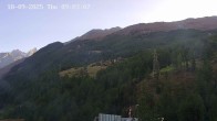 Archiv Foto Webcam Heliport Zermatt 08:00
