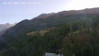 Archiv Foto Webcam Heliport Zermatt 08:00