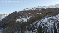 Archiv Foto Webcam Heliport Zermatt 08:00