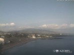 Archiv Foto Webcam Strand Milícias - São Roque do Pico 17:00