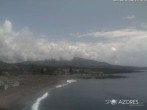 Archiv Foto Webcam Strand Milícias - São Roque do Pico 11:00