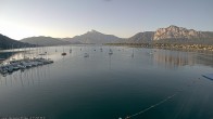 Archiv Foto Webcam Strandbad Alpenseebad am Mondsee 05:00