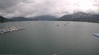 Archiv Foto Webcam Strandbad Alpenseebad am Mondsee 07:00