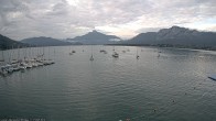 Archived image Webcam Public beach Alpenseebad at the Mondsee 05:00