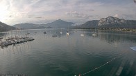 Archiv Foto Webcam Strandbad Alpenseebad am Mondsee 06:00