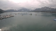 Archiv Foto Webcam Strandbad Alpenseebad am Mondsee 07:00