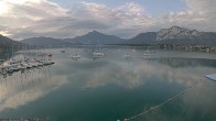 Archiv Foto Webcam Strandbad Alpenseebad am Mondsee 06:00