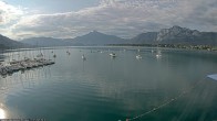 Archiv Foto Webcam Strandbad Alpenseebad am Mondsee 07:00