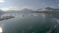 Archiv Foto Webcam Strandbad Alpenseebad am Mondsee 07:00