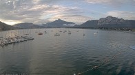 Archiv Foto Webcam Strandbad Alpenseebad am Mondsee 06:00