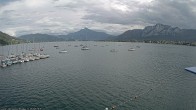 Archiv Foto Webcam Strandbad Alpenseebad am Mondsee 15:00