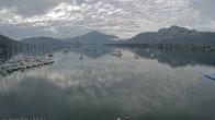 Archiv Foto Webcam Strandbad Alpenseebad am Mondsee 07:00